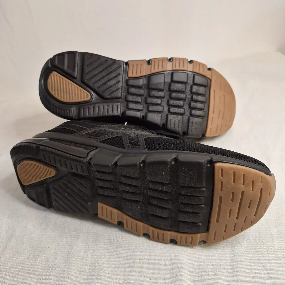 RBX Men's Ormon-K Athletic Sneakers Size 10.5 Black Knit Lightweight Breathable